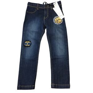 NWT Little Marc Jacobs size 4 boy jeans with patches